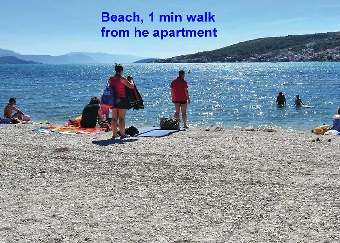Appartamento A2 - Seafront With Balcony 1 Min To Traù